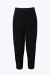 Studio M Radish High-rise Balloon Tapered Pants In Black