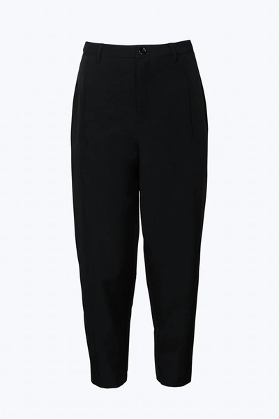 Studio M Radish High-rise Balloon Tapered Pants In Black