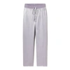 Pj Harlow Jolie Satin Pant With Draw String In Lavender In Purple