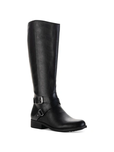 Style & Co Marilee Womens Zipper Mid-calf Boots In Black