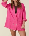 SPELL VACATION BLAZER IN HIBISCUS