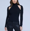 L AGENCE GOLDIE SWEATER IN BLACK