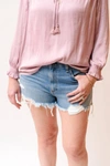 Askk Ny Denim Beach Short In Monterey In Multi