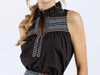Sundays Miley Top In Black In Black