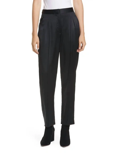 Nili Lotan Lia Charmeuse Pant In Black