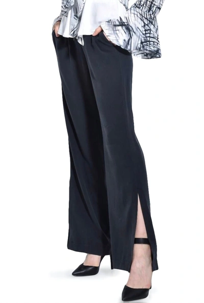 Go By Go Silk Go Lounge Pant In Washed Black