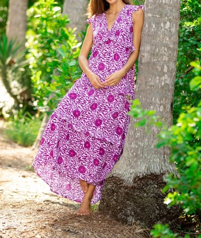 Bindu Kassandra Maxi In Violet In Purple