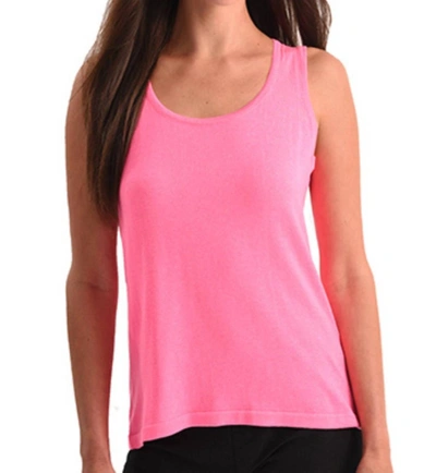 Angel Bra-friendly Tank Top In Fuchsia In Pink