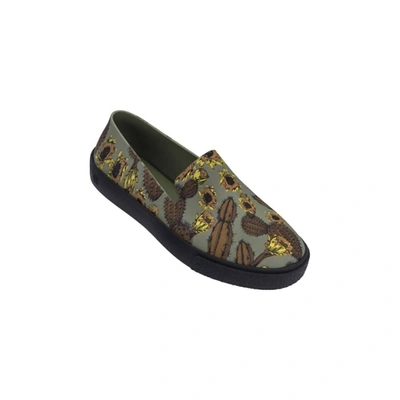 Melissa Women's Ground Iii Shoes In Brown/green Cactus In Multi