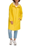 LEVI'S WATER RESISTANT HOODED LONG RAIN JACKET