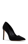 ALDO LALA SNAKESKIN EMBOSSED POINTED TOE PUMP