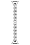 The Posh Tech Ava Stainless Steel Apple Watch® Watchband In Silver