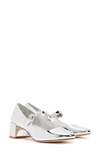 Larroude Blair Mary Jane Pump In Silver