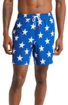 Vineyard Vines Chappy Swim Trunks In Star Captains Blue