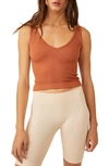 FREE PEOPLE RIB BRAMI CROP TANK