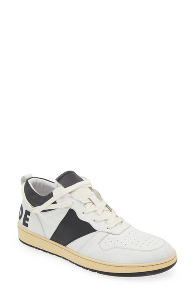 Rhude Rhechess Sneakers In White Leather