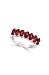 Effy Sterling Silver Garnet Ring In Red