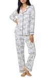 Bedhead Pajamas Print Jersey Pajamas In City That Never Sleeps
