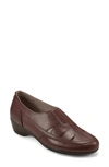 Easy Spirit Women's Daisie Cutout Slip-on Flats In Medium Brown