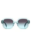 RAG & BONE 53MM GRADIENT SQUARE SUNGLASSES