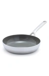 Greenpan Valencia Stainless Steel Nonstick Frying Pan In Stainless Steel