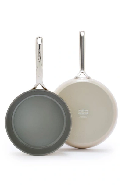 GREENPAN GP5 10-INCH & 12-INCH ANODIZED ALUMINUM CERAMIC NONSTICK FRYING PAN SET