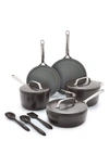 GREENPAN GREENPAN GP5 INFINITE8 11-PIECE ANODIZED ALUMINUM CERAMIC NONSTICK COOKWARE SET