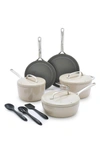 GREENPAN GREENPAN GP5 INFINITE8 11-PIECE ANODIZED ALUMINUM CERAMIC NONSTICK COOKWARE SET