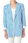 ENGLISH FACTORY STRIPE BLAZER