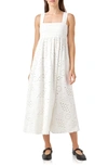 ENGLISH FACTORY BRODERIE ANGLAISE COTTON SUNDRESS