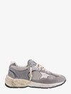 Golden Goose Grey Leather Sneakers In Grey