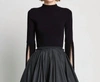 Shop Proenza Schouler Knit Fringe Sweater In Black