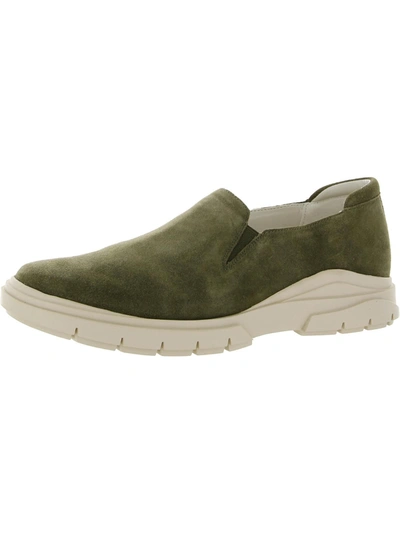 Franco Sarto Mayve Womens Padded Insole Loafer Slip-on Sneakers In Green