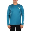 Hurley Men's H20-dri Easton Coastal Exploration Upf Long Sleeve In Rift Blue In Multi