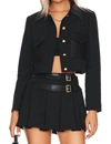 AMANDA UPRICHARD Sanders Jacket In Black