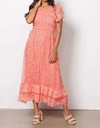 Cleobella Hannah Maxi Dress In Blossom Block Print In Multi
