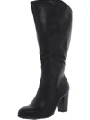 Style & Co Addyy Womens Faux Leather Extra Wide Calf Knee-high Boots In Multi