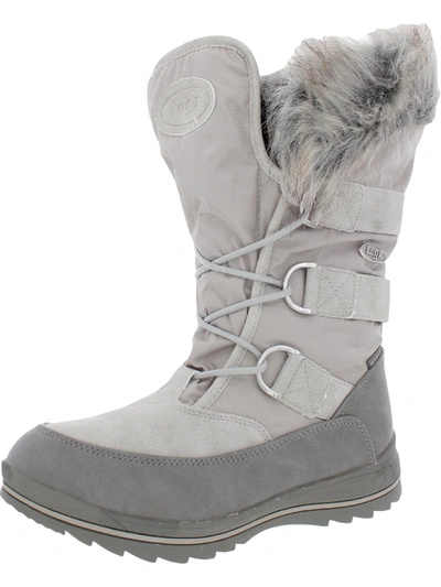 Lugz Tundra Fur Womens Faux Fur Waterproof Winter & Snow Boots In Multi