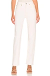 Re/done Straight Jeans In White