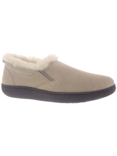 Daniel Green Amari Womens Suede Slip On Casual Shoes In White