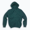 BENSON MEN'S THOR RIBBED KNIT HOODIE IN FOREST GREEN