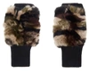 Jocelyn Multi Texty Time Cowl & Mitten Set In Camo In Multi