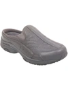Easy Spirit Travel Time 234 Womens Leather Comfort Insole Clogs In Grey