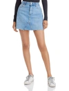 Paige Jessie High-waisted Denim Skirt In Multi