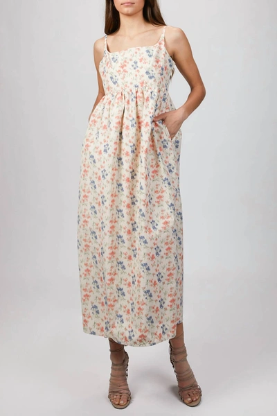 Rebecca Taylor Sleeveless Long Emma Dress In Multi Combo In Neutral