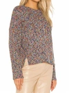 PARKER WAYNE SWEATER IN SCATTERED RAINBOW