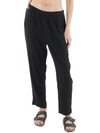 Eileen Fisher Knit High-rise Straight-leg Pants In Black