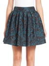 ALICE AND OLIVIA Stora Box-Pleated Skirt,0400089681819