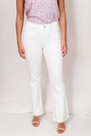 PAIGE HIGH RISE BOOTCUT PANTS IN WHITE