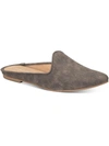 SUN + STONE NINNA WOMENS FAUX LEATHER PADDED INSOLE MULES